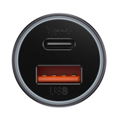 АЗУ Baseus Golden Contactor Max Dual USB+Type-C 60W (CGJM0001) Темно-серый