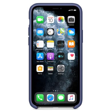 Чохол Silicone Case without Logo (AA) для Apple iPhone 11 Pro (5.8") Синій / Aqua Blue