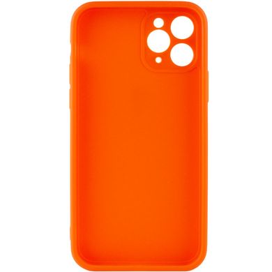 Силиконовый чехол Candy Full Camera для Apple iPhone 11 Pro Max (6.5") Оранжевый / Orange