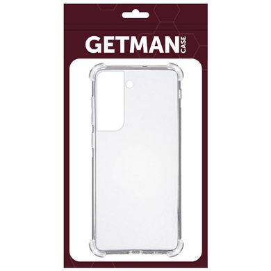 TPU чохол GETMAN Ease logo посилені кути для Samsung Galaxy S22 Безбарвний (прозорий)