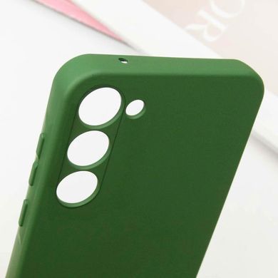 Чохол TPU GETMAN Liquid Silk Full Camera для Samsung Galaxy S23 Зелений / Dark green
