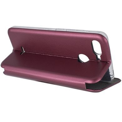 Кожаный чехол-книжка Classy для Xiaomi Redmi 6 Бордовый