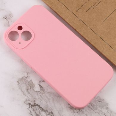 Чохол Silk Full Camera Protective (AA) NO LOGO для Apple iPhone 15 Plus (6.7") Рожевий / Light pink