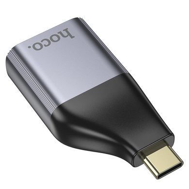 Перехідник Hoco UA33 Type-C to HDTV Metal grey