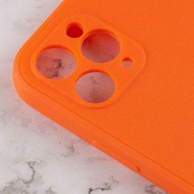 Силиконовый чехол Candy Full Camera для Apple iPhone 11 Pro Max (6.5") Оранжевый / Orange