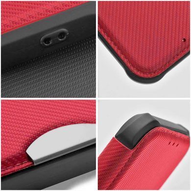 Кожаный чехол книжка GETMAN Razor (PU) для Samsung Galaxy A25 5G Red