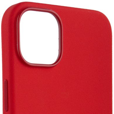 Чехол Silicone case (AAA) full with Magsafe для Apple iPhone 14 (6.1") Красный / Red