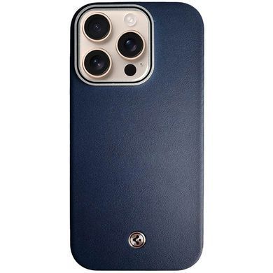 Чехол SGP PC+Leather with MagSafe для Apple iPhone 14 Pro Max (6.7") Blue