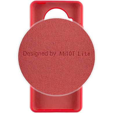 Чехол Silicone Cover Full Protective (AA) для Xiaomi Mi 10T Lite / Redmi Note 9 Pro 5G Красный / Rose Red