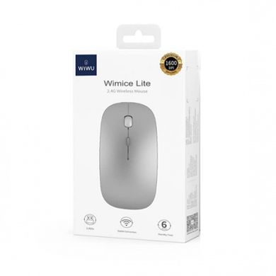 Уценка Беспроводная мышь WIWU Wimic Lite WM102 Вскрытая упаковка / Silver