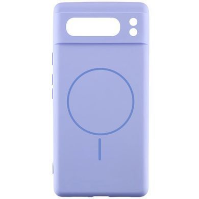 Чехол Silicone Cover Lakshmi Full Camera (AA) with MagFit для Google Pixel 8 Pro Сиреневый / Dasheen