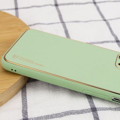 Шкіряний чохол Xshield для Apple iPhone 13 Pro Max (6.7") Зелений / Pistachio