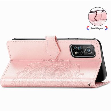 Шкіряний чохол (книжка) Art Case з візитницею для Xiaomi Mi 10T / Mi 10T Pro Рожевий