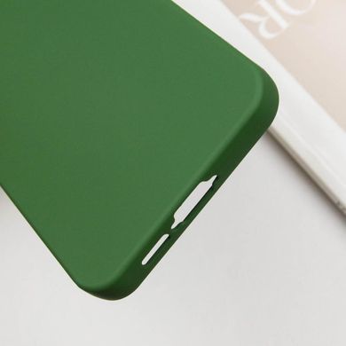 Чохол TPU GETMAN Liquid Silk Full Camera для Samsung Galaxy S23 Зелений / Dark green