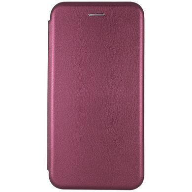 Кожаный чехол-книжка Classy для Xiaomi Redmi 6 Бордовый