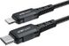 Уценка Дата кабель Acefast MFI C4-01 USB-C to Lightning aluminum alloy (1.8m) Вскрытая упаковка / Black фото 2