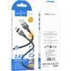 Дата кабель Hoco X109 Energy silicone USB to MicroUSB (3m) Black фото 2