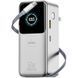 Портативное ЗУ Power Bank WIWU PM501 Power Mega PD67W with cable 15000 mAh Silver фото 1