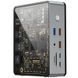 Уценка Переходник HUB WIWU Matrix docking station 16in1 W1601 Вскрытая упаковка / Gray фото 2