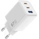 МЗП WIWU G026 Cube PD67W+QC3.0 GaN (1USB-A/2C) White фото 1