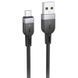 Дата кабель Hoco X109 Energy silicone USB to MicroUSB (3m) Black фото 1