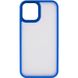 TPU+PC чехол Metal Buttons для Apple iPhone 13 (6.1") Голубой фото 1