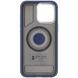 Чехол SGP PC+Leather with MagSafe для Apple iPhone 14 Pro Max (6.7") Blue фото 2