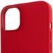 Чехол Silicone case (AAA) full with Magsafe для Apple iPhone 14 (6.1") Красный / Red фото 5