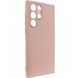 Чехол Silicone Cover Lakshmi Full Camera (A) для Samsung Galaxy S22 Ultra Розовый / Pink Sand фото 1