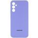 Чохол Silicone Cover Lakshmi Full Camera (AAA) with Logo для Samsung Galaxy S24+ Бузковий / Dasheen