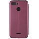 Кожаный чехол-книжка Classy для Xiaomi Redmi 6 Бордовый фото 3