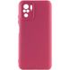Чехол Silicone Cover Full Camera without Logo (A) для Xiaomi Redmi Note 10 / Note 10s Бордовый / Marsala фото 1