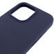 Чохол Silk Full Protective (AA) NO LOGO для Apple iPhone 14 Pro Max (6.7") Темно-синій / Midnight blue фото 4