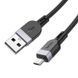 Дата кабель Hoco X109 Energy silicone USB to MicroUSB (3m) Black фото 4