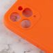 Силиконовый чехол Candy Full Camera для Apple iPhone 11 Pro Max (6.5") Оранжевый / Orange фото 3