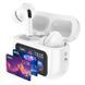 Беспроводные TWS наушники Hoco EW72 Lite Soar with Touch Screen White фото 1