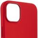Чехол Silicone case (AAA) full with Magsafe для Apple iPhone 14 (6.1") Красный / Red фото 3