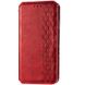 Кожаный чехол книжка GETMAN Cubic (PU) для Xiaomi Mi 10 Lite Красный фото 1