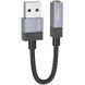 Переходник Hoco UPA32D Clever USB to 3.5mm Black фото 1