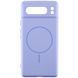Чехол Silicone Cover Lakshmi Full Camera (AA) with MagFit для Google Pixel 8 Pro Сиреневый / Dasheen фото 5
