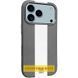 Кожаный чехол Rally with MagSafe для Apple iPhone 17 (6.3") Grey / White