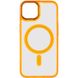 Чехол TPU Iris with MagSafe для Apple iPhone 13 (6.1") Оранжевый фото 1