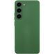 Чохол TPU GETMAN Liquid Silk Full Camera для Samsung Galaxy S23 Зелений / Dark green