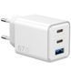 МЗП WIWU G026 Cube PD67W+QC3.0 GaN (1USB-A/2C) White фото 2