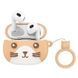 Бездротові TWS навушники Hoco EW46 Cat Face Case Khaki Cat