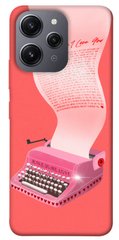 Чехол itsPrint Розовая печатная машинка для Xiaomi Redmi 12