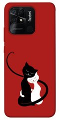 Чехол itsPrint Влюбленные коты для Xiaomi Redmi 10C