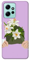 Чехол itsPrint Flower message для Xiaomi Redmi Note 12 4G