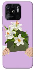 Чехол itsPrint Flower message для Xiaomi Redmi 10C