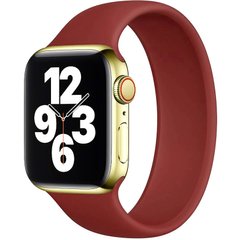 Ремінець Solo Loop для Apple watch 38mm/40mm 143mm (4) Червоний / Dark Red